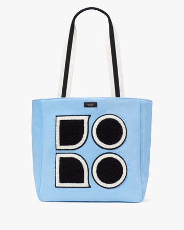 KateSpade Noel Large Tote Astral Blue Multi