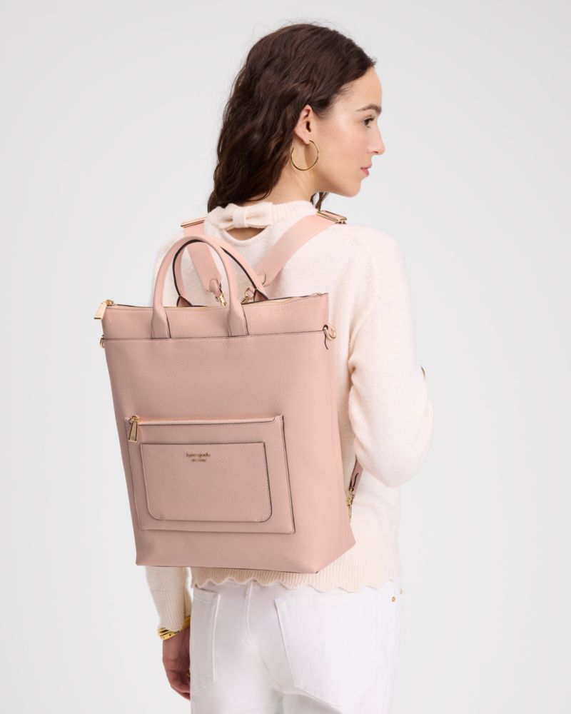 KateSpade Walker Convertible Backpack Rose Smoke