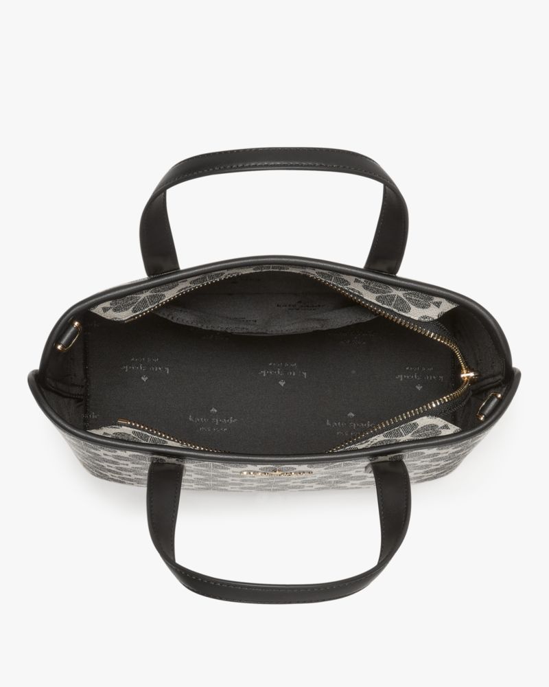 KateSpade Spade Flower Small Tote Black Multi