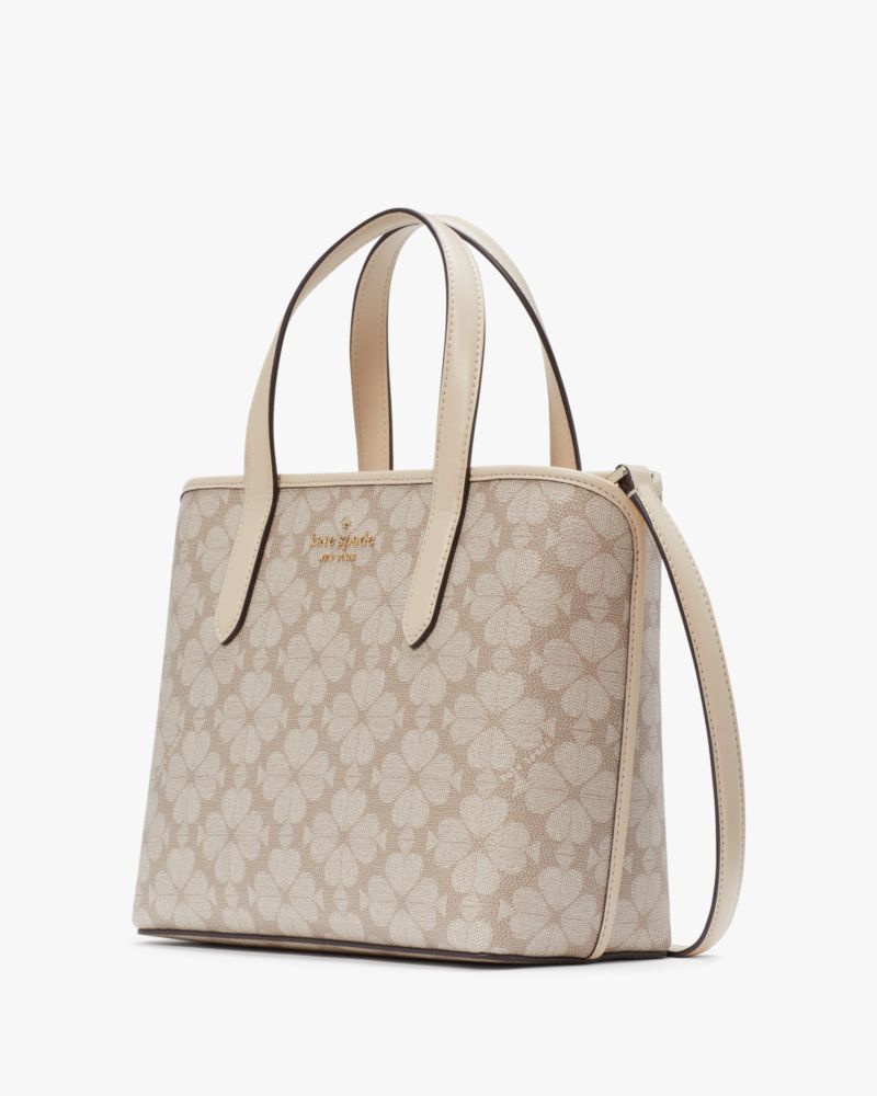 KateSpade Spade Flower Small Tote Dark Beige Multi