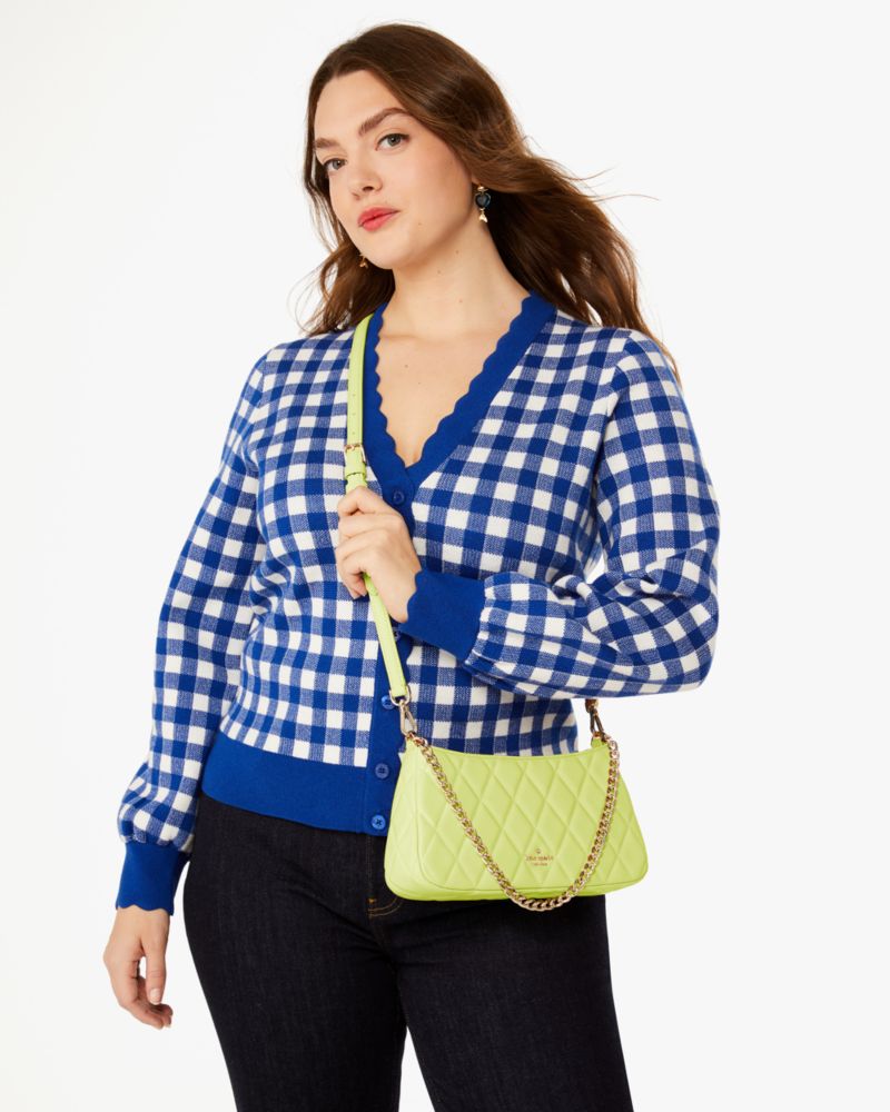 KateSpade Carey Small Convertible Crossbody Lime Slushy