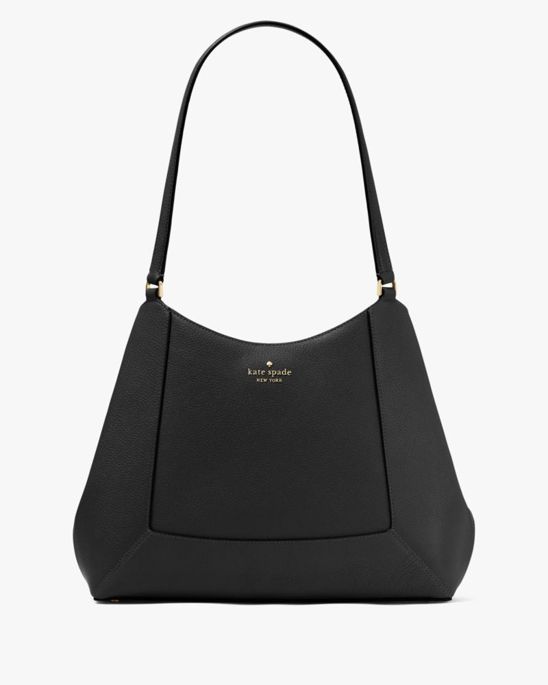 KateSpade Lena Triple Compartment Shoulder Bag Black