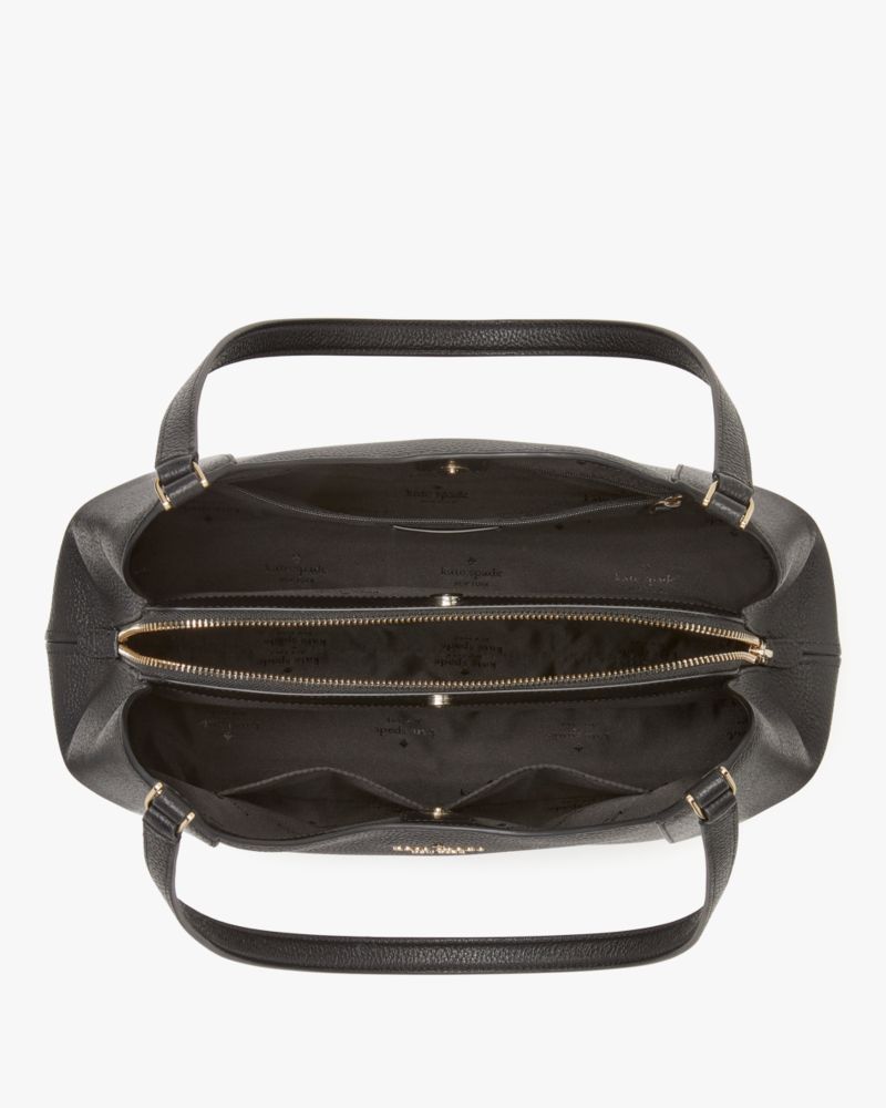 KateSpade Lena Triple Compartment Shoulder Bag Black