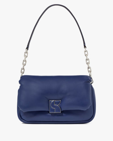 KateSpade Dakota Puffy Leather Crossbody Deep Lake
