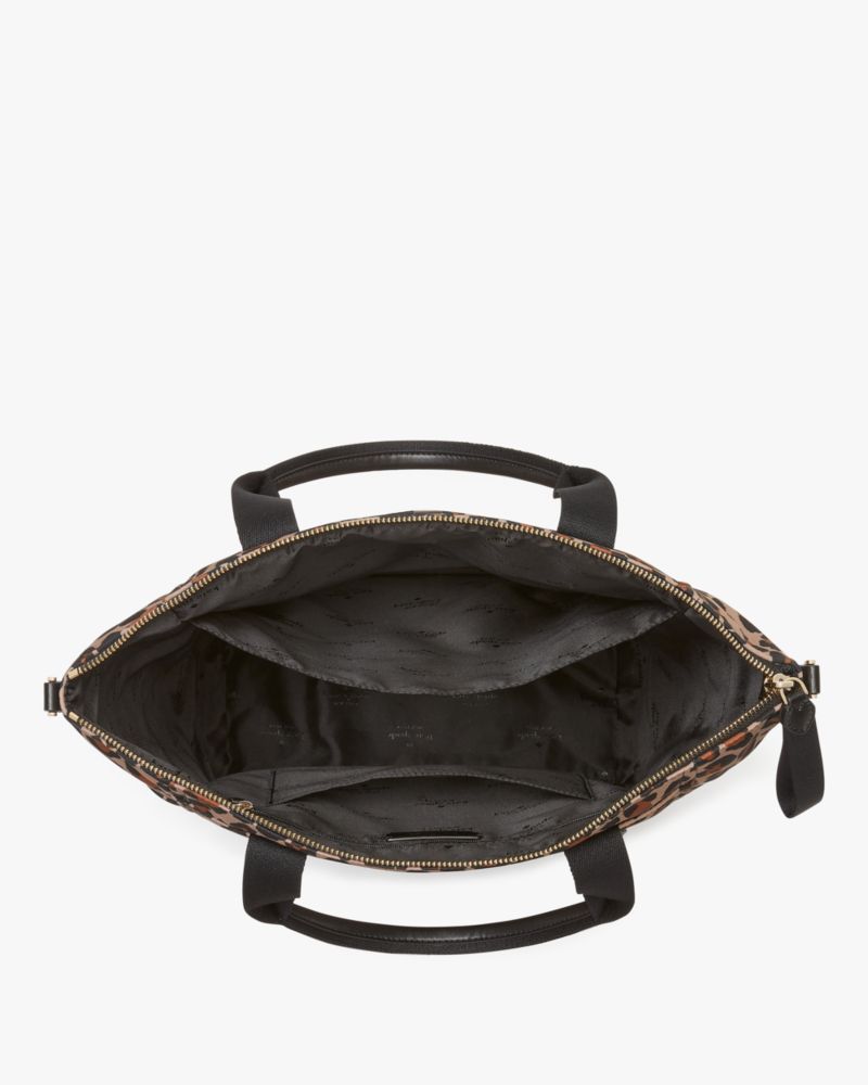 KateSpade Chelsea Spotted Leopard Large Convertible Backpack Brown Multi