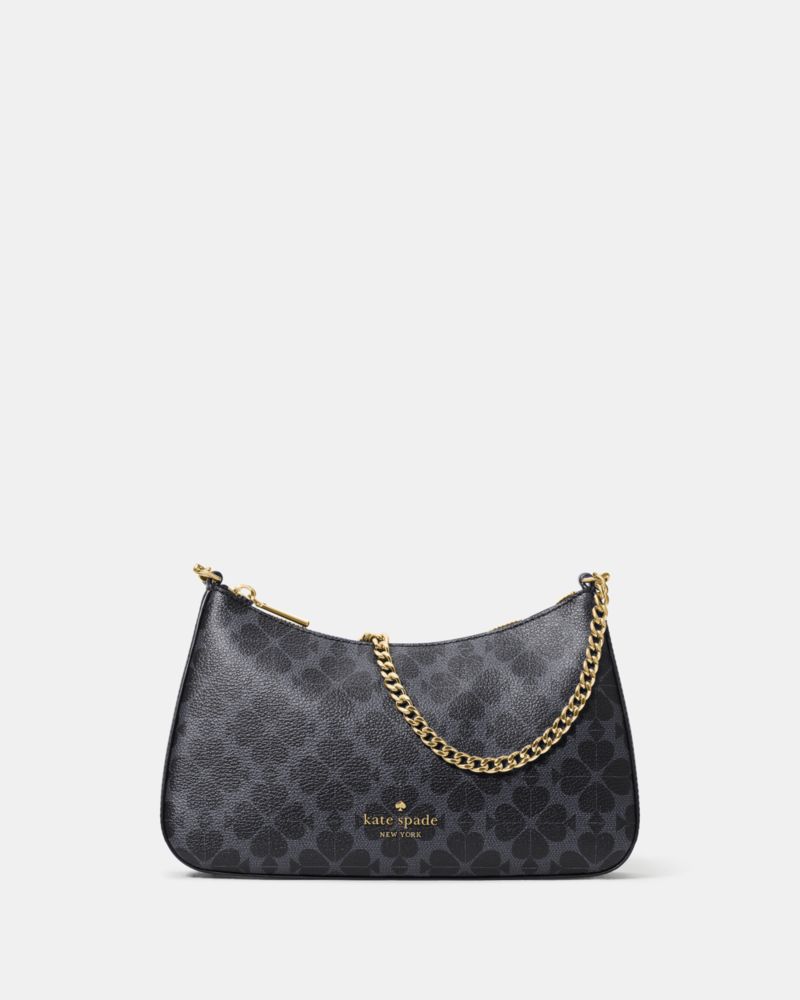 KateSpade Signature Spade Flower Medium Convertible Crossbody Black