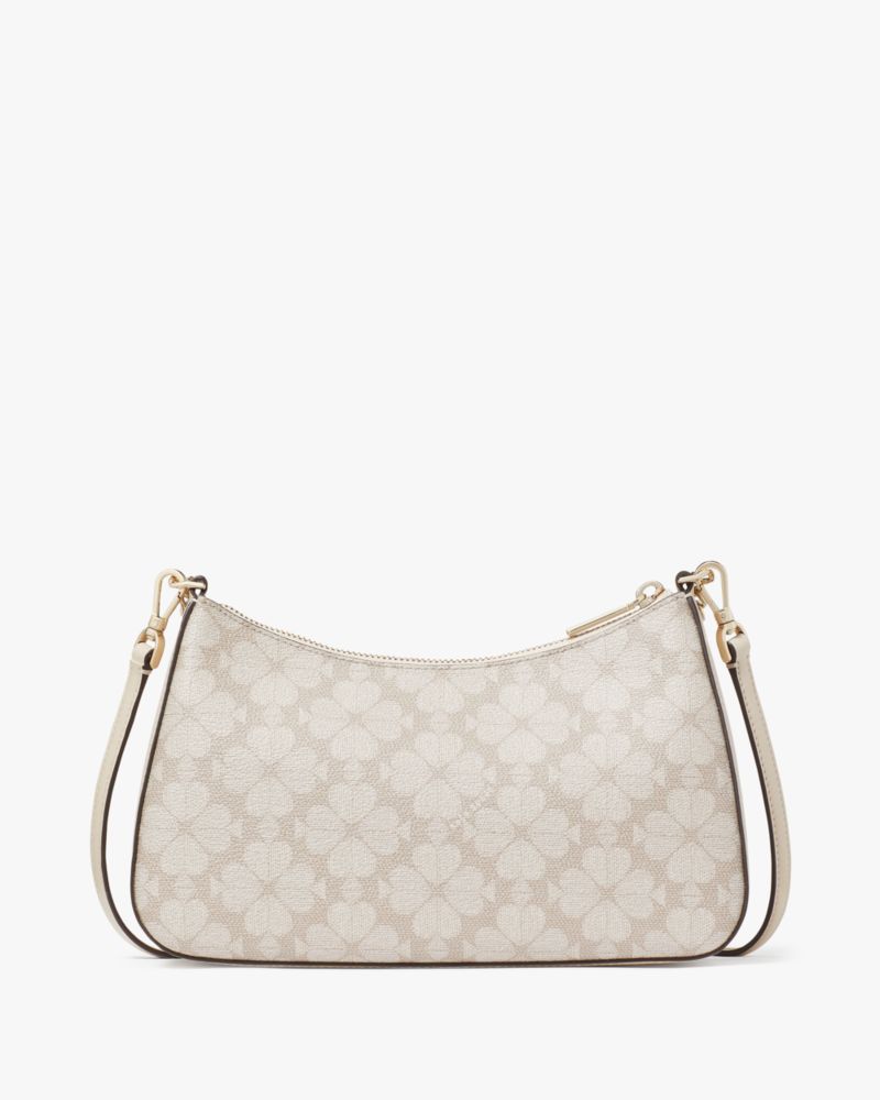 KateSpade Signature Spade Flower Medium Convertible Crossbody Dark Beige Multi