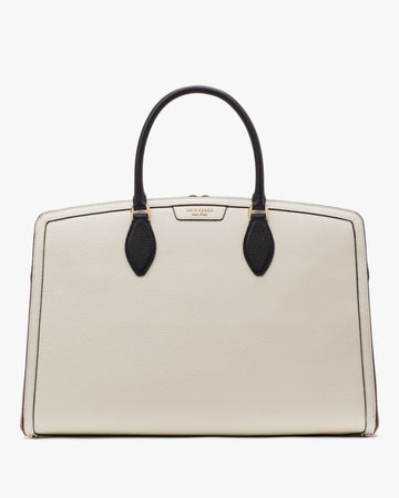 KateSpade Hudson Colorblocked Commuter Laptop Bag Parchment Multi