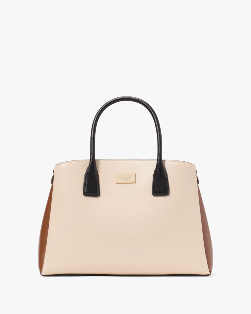 KateSpade Serena Colorblocked Satchel Milk Glass Multi