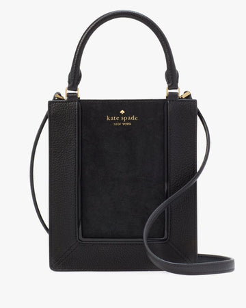 KateSpade Lena Suede Mini Tote Black Multi