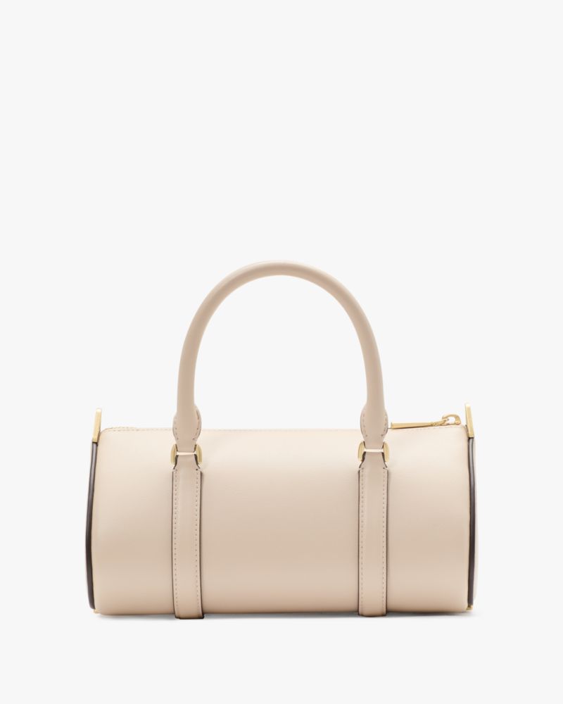 KateSpade Spade Icon Small Barrel Bag Milk Glass