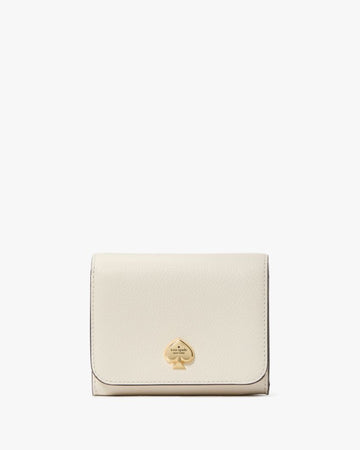 KateSpade Kayla Small L Zip Wallet Meringue