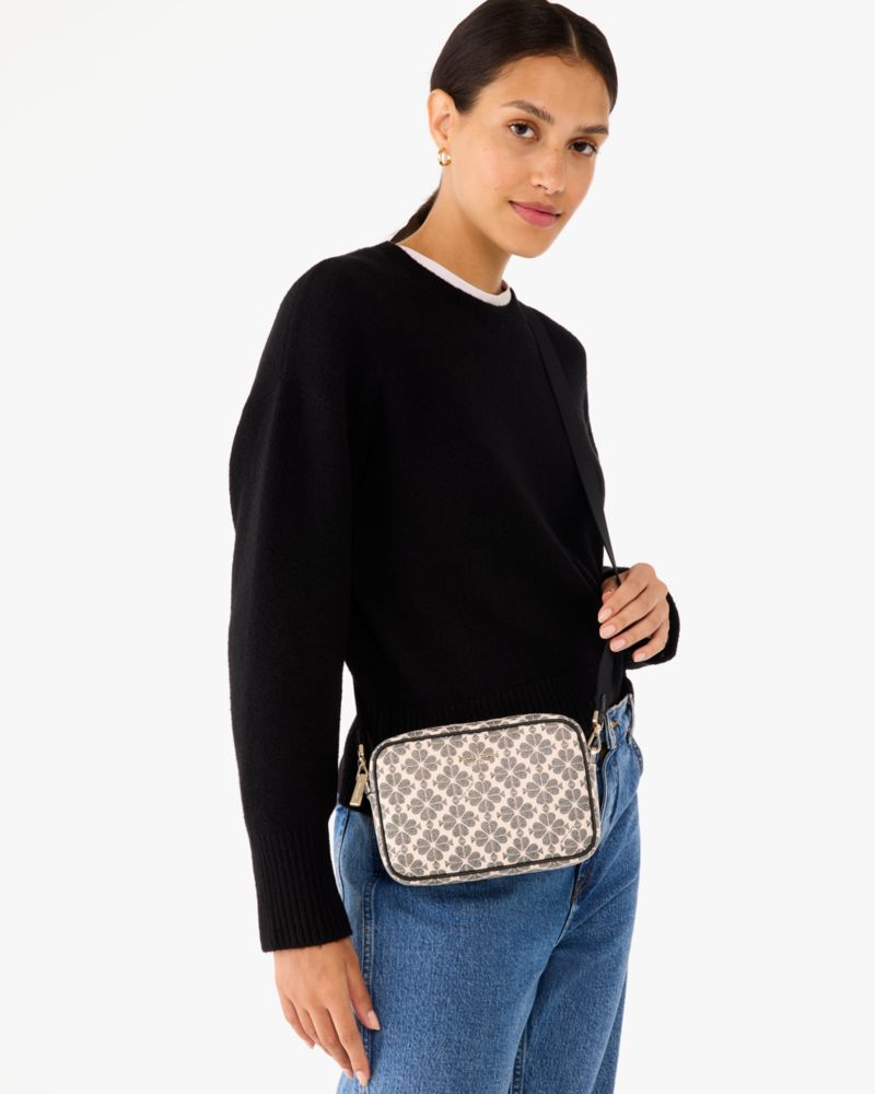 KateSpade Spade Flower Camera Bag Black Multi