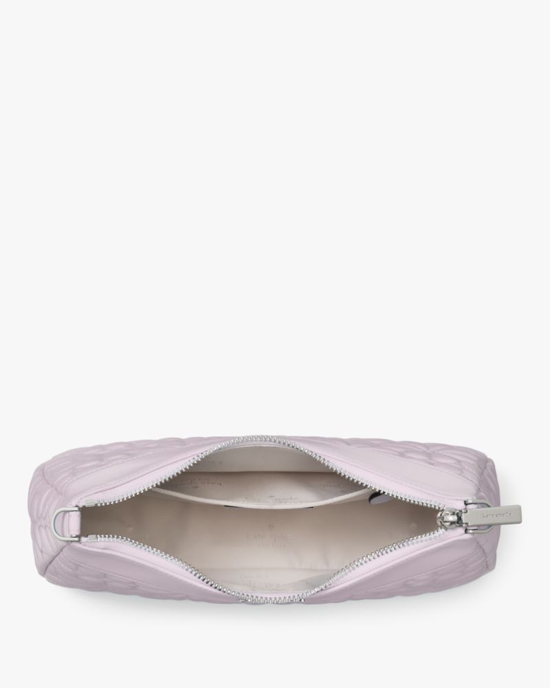 KateSpade Spade Flower Quilted Fabric Convertible Crossbody Pale Amethyst