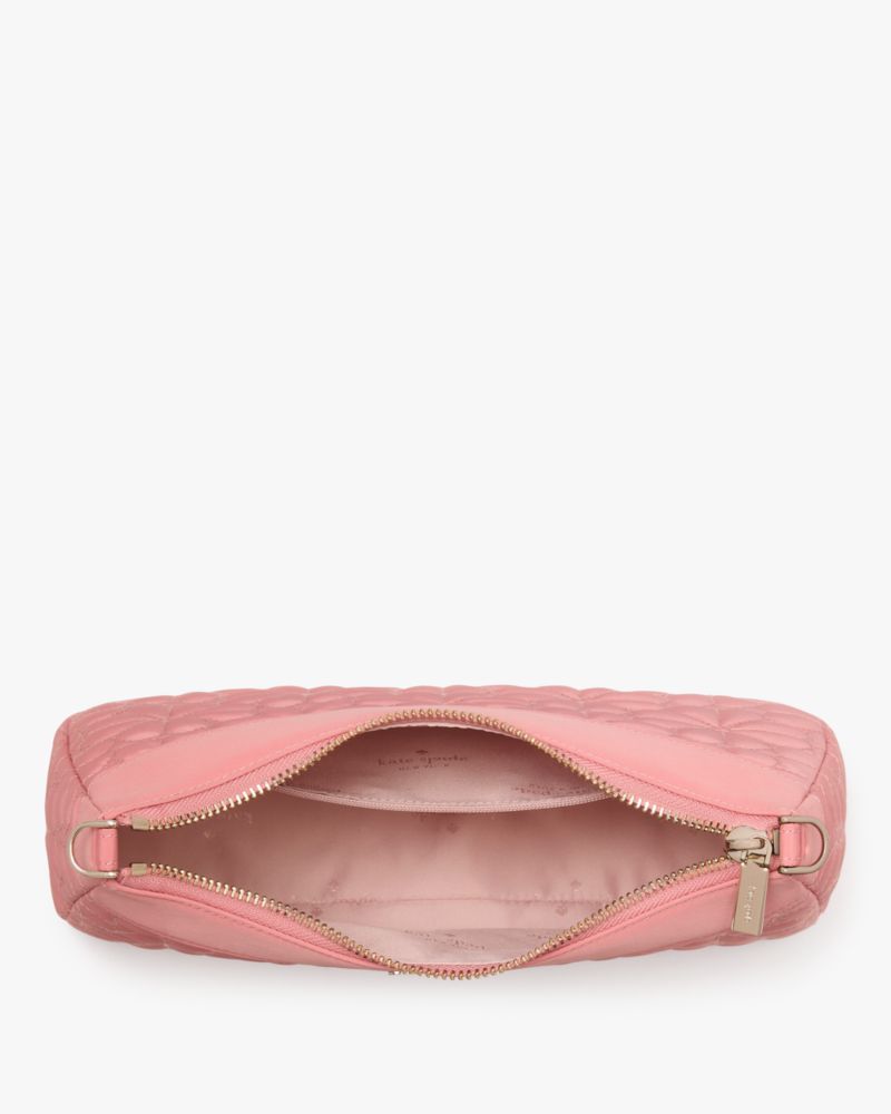 KateSpade Spade Flower Quilted Fabric Convertible Crossbody Terracotta Tile
