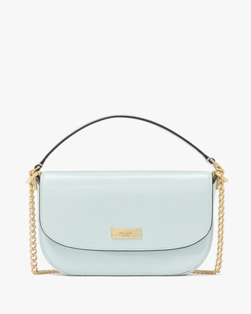 KateSpade Krista Patent Chain Crossbody Hazy Morning