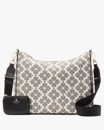 KateSpade Spade Flower Large Crossbody With Pouch Black Multi
