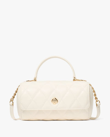 KateSpade Heart Barrel Quilted Crossbody Meringue