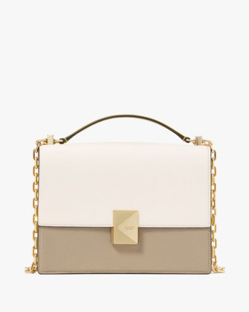 KateSpade Deco Color blocked Chain Shoulder Bag Tigers Eye Multi