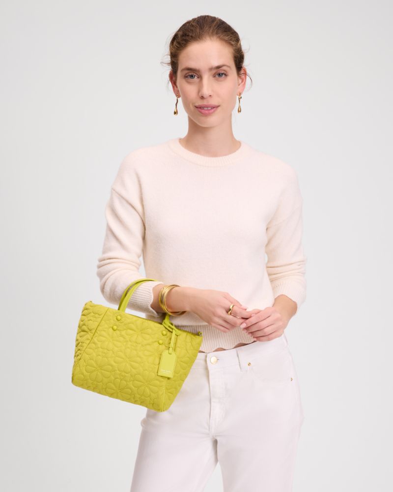 KateSpade Tilly Quilted Small Tote Bag Olivine