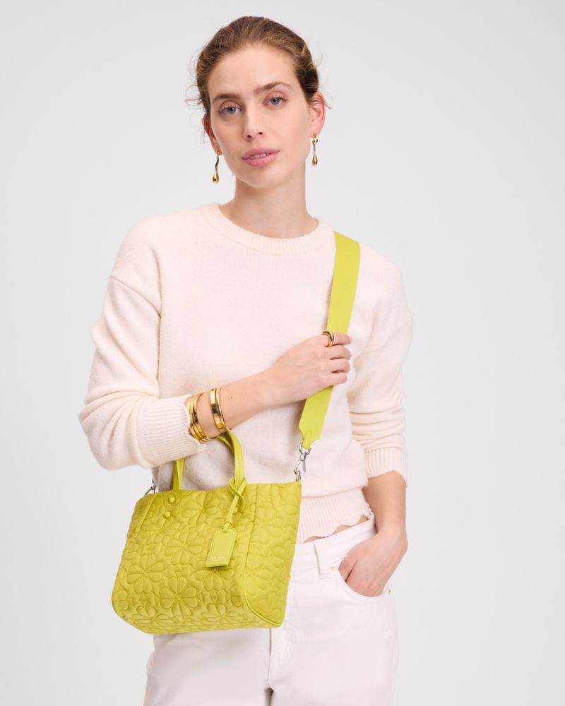KateSpade Tilly Quilted Small Tote Bag Olivine