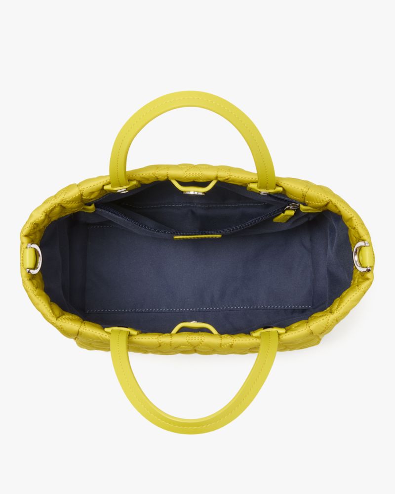 KateSpade Tilly Quilted Small Tote Bag Olivine