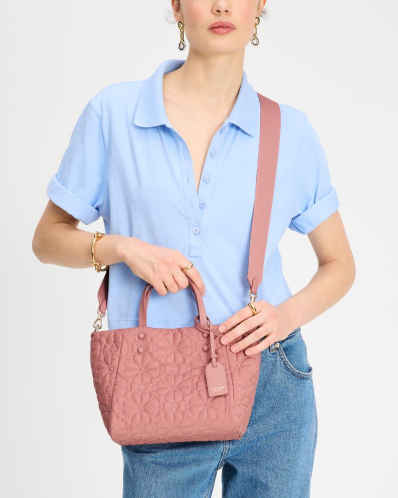 KateSpade Tilly Quilted Small Tote Bag Cosmetic Pink