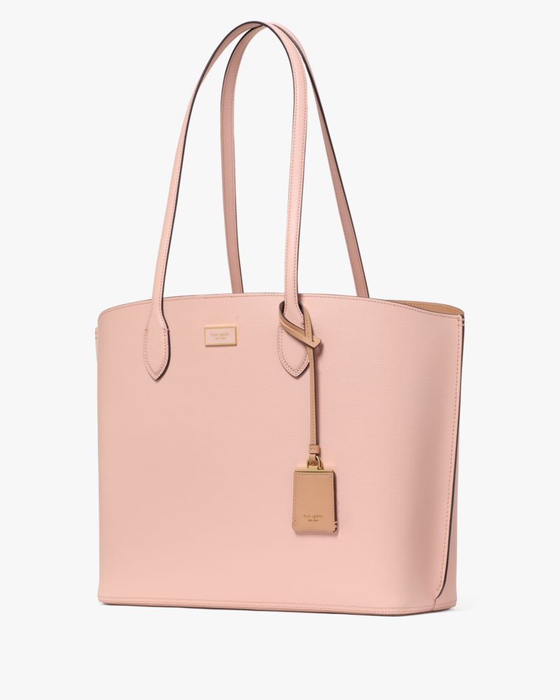 KateSpade Suite Large Work Tote Rose Smoke