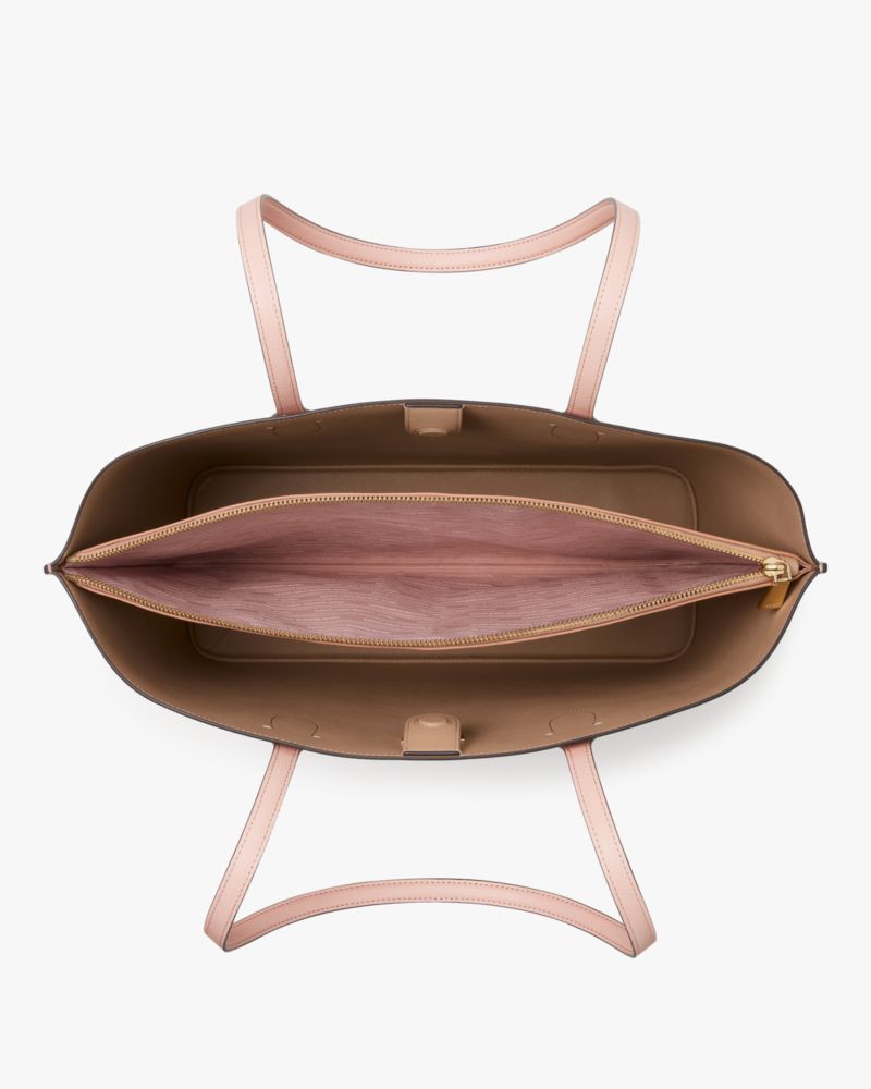 KateSpade Suite Large Work Tote Rose Smoke