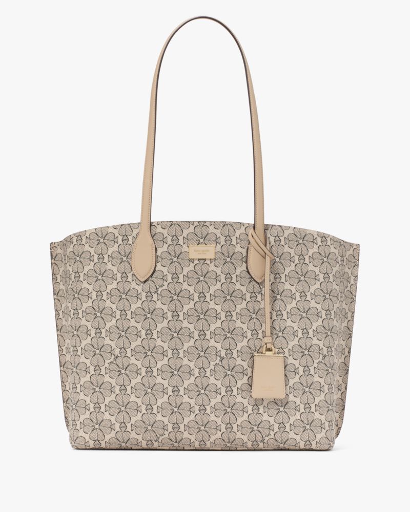KateSpade Suite Spade Flower Large Work Tote Neutral Multi