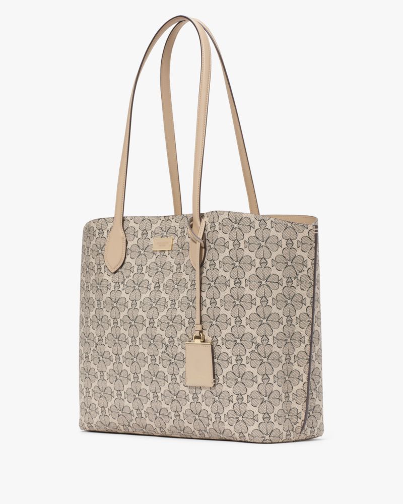 KateSpade Suite Spade Flower Large Work Tote Neutral Multi