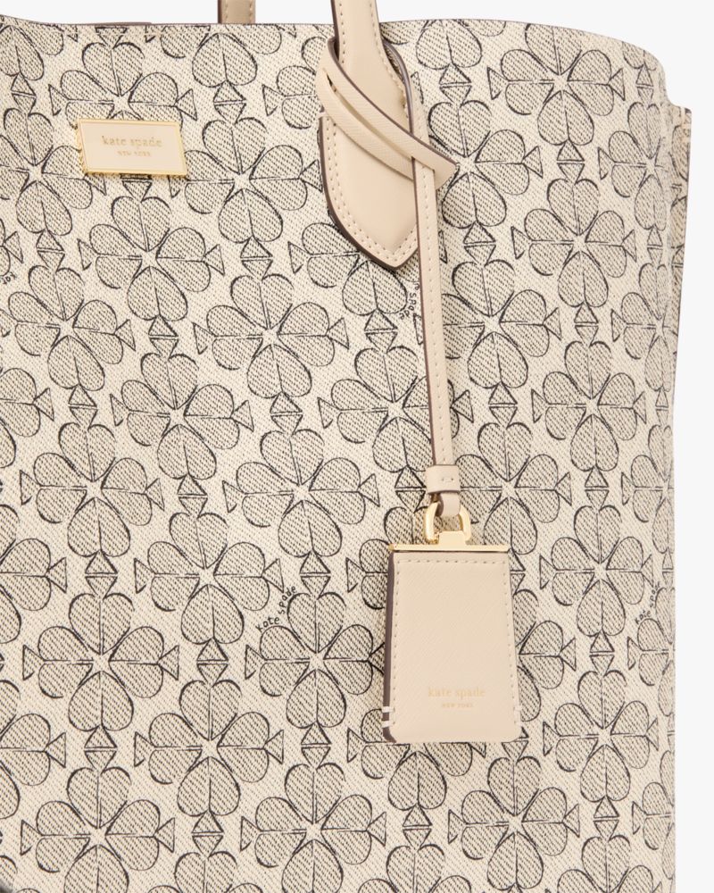 KateSpade Suite Spade Flower Large Work Tote Neutral Multi