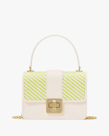 KateSpade Phoebe Turnlock Mini Flap Crossbody Lime Slushy Multi
