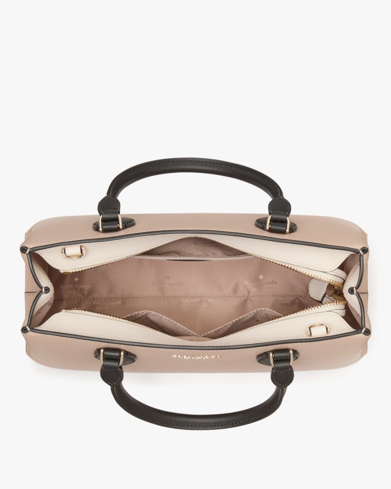KateSpade Rae Medium Satchel Warm Beige Multi
