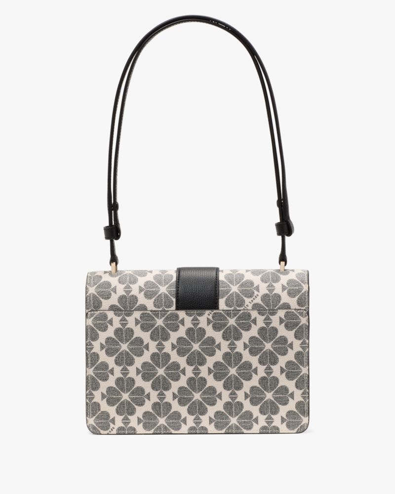 KateSpade Spade Flower Small Flap Shoulder Bag Black Multi