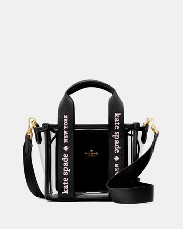 KateSpade Kip Clear Mini Tote Black