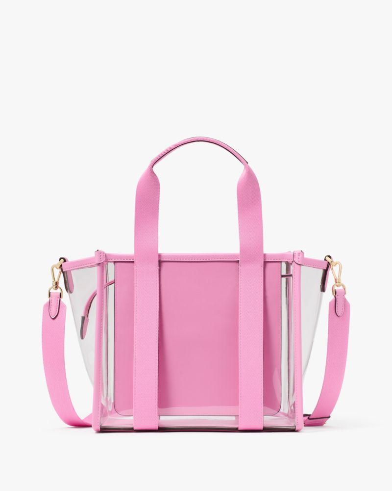 KateSpade Kip Clear Small Tote Surf Pink