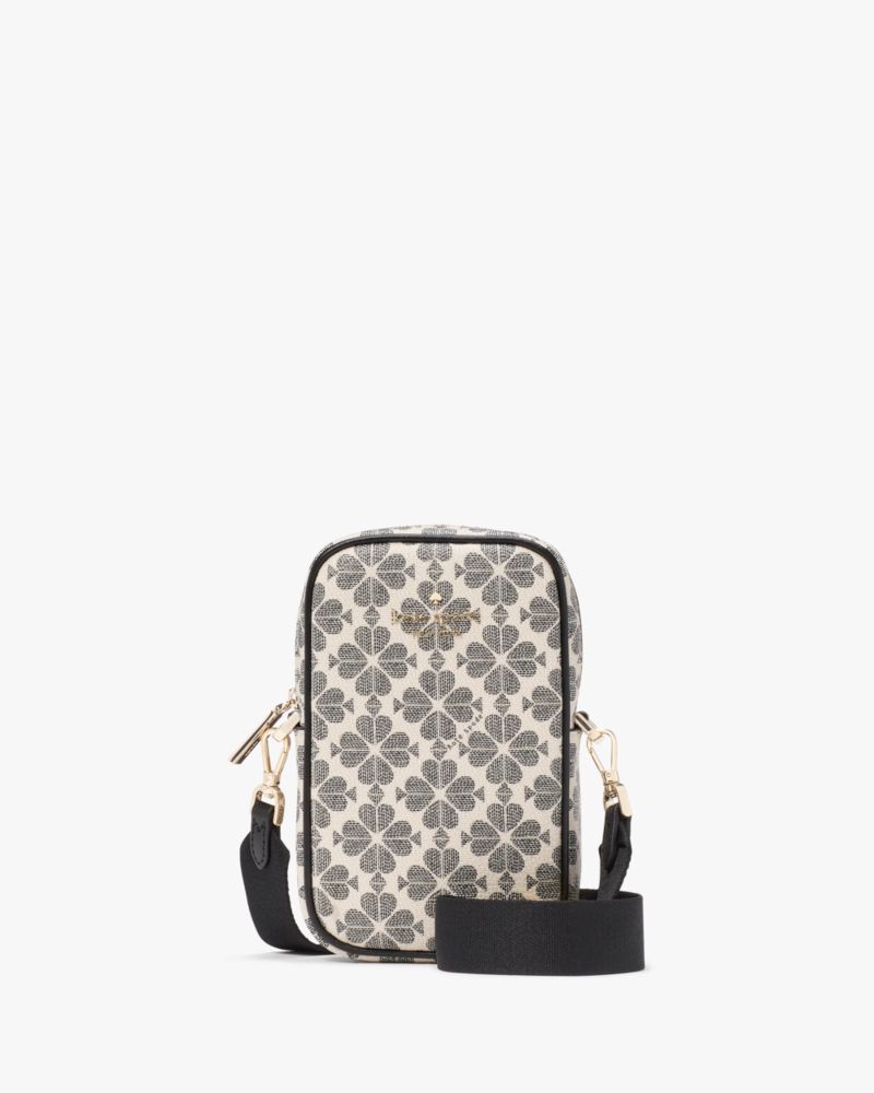KateSpade Spade Flower Phone Crossbody Black Multi