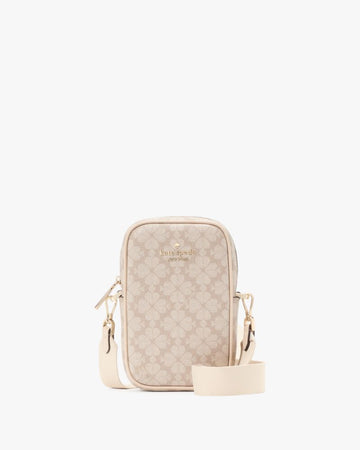 KateSpade Spade Flower Phone Crossbody Dark Beige Multi