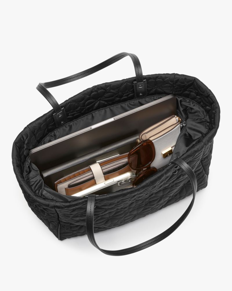 KateSpade Tilly Quilted Medium Tote Bag Olivine