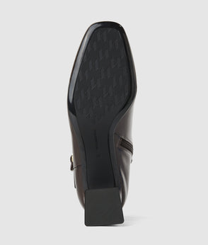 KarlLagerfeld Ksignature Studs Crossbody Pouch Black-Nickel