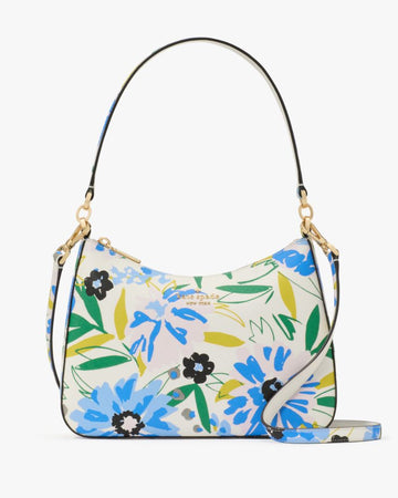 KateSpade Margot Floral Convertible Shoulder Bag Cream Multi