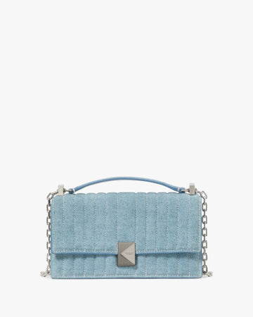 KateSpade Deco Quilted Mini Crossbody Bag Blue Multi