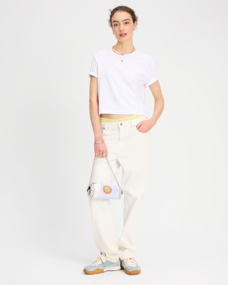 KateSpade Snack Time Metallic Pochette Metallic Multi