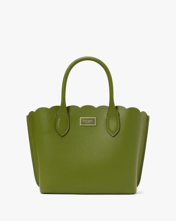 KateSpade Suite Scalloped Crossbody Tote Jungle Vine