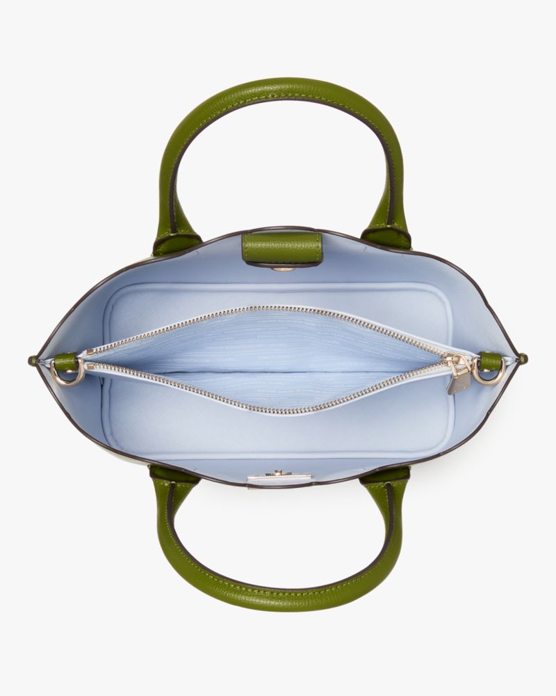 KateSpade Suite Scalloped Crossbody Tote Jungle Vine