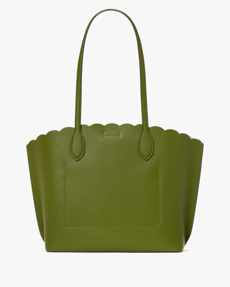 KateSpade Suite Scalloped Tote Jungle Vine