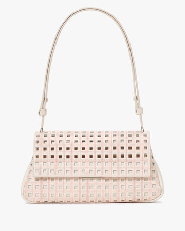KateSpade Grace Perforated Convertible Shoulder Bag Cream Multi
