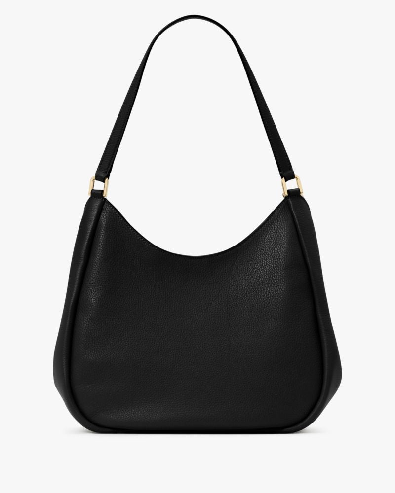 KateSpade Kayla Large Triple Compartment Shoulder Bag Black