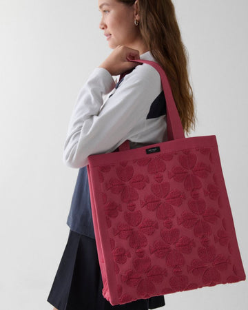 KateSpade Brooke Terry Carryall Large Tote Rose Oil